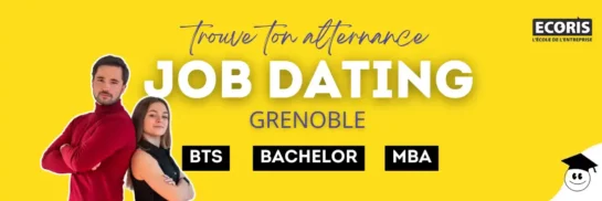 Job Dating Ecoris Grenoble - Trouve ton alternance en BTS, Bachelor ou MBA. Événement recrutement pour étudiants en alternance.