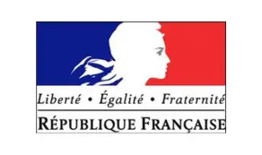 Logo officiel de la République Française avec Marianne et la devise 'Liberté, Égalité, Fraternité