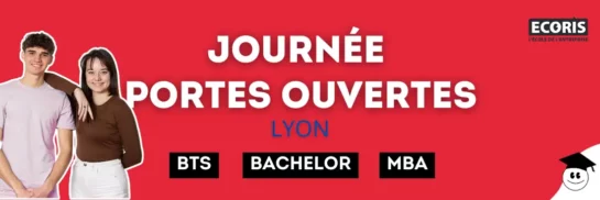 Journée Portes Ouvertes Ecoris Lyon - Découvrez les formations en BTS, Bachelor et MBA. Échangez avec nos équipes et visitez le campus