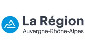 Logo officiel de la Région Auvergne-Rhône-Alpes, représentant le territoire et son engagement pour le développement local.